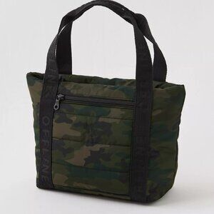 OFFLINE By Aerie Olive Camoflage Puff Love Cooler Bag/NWT